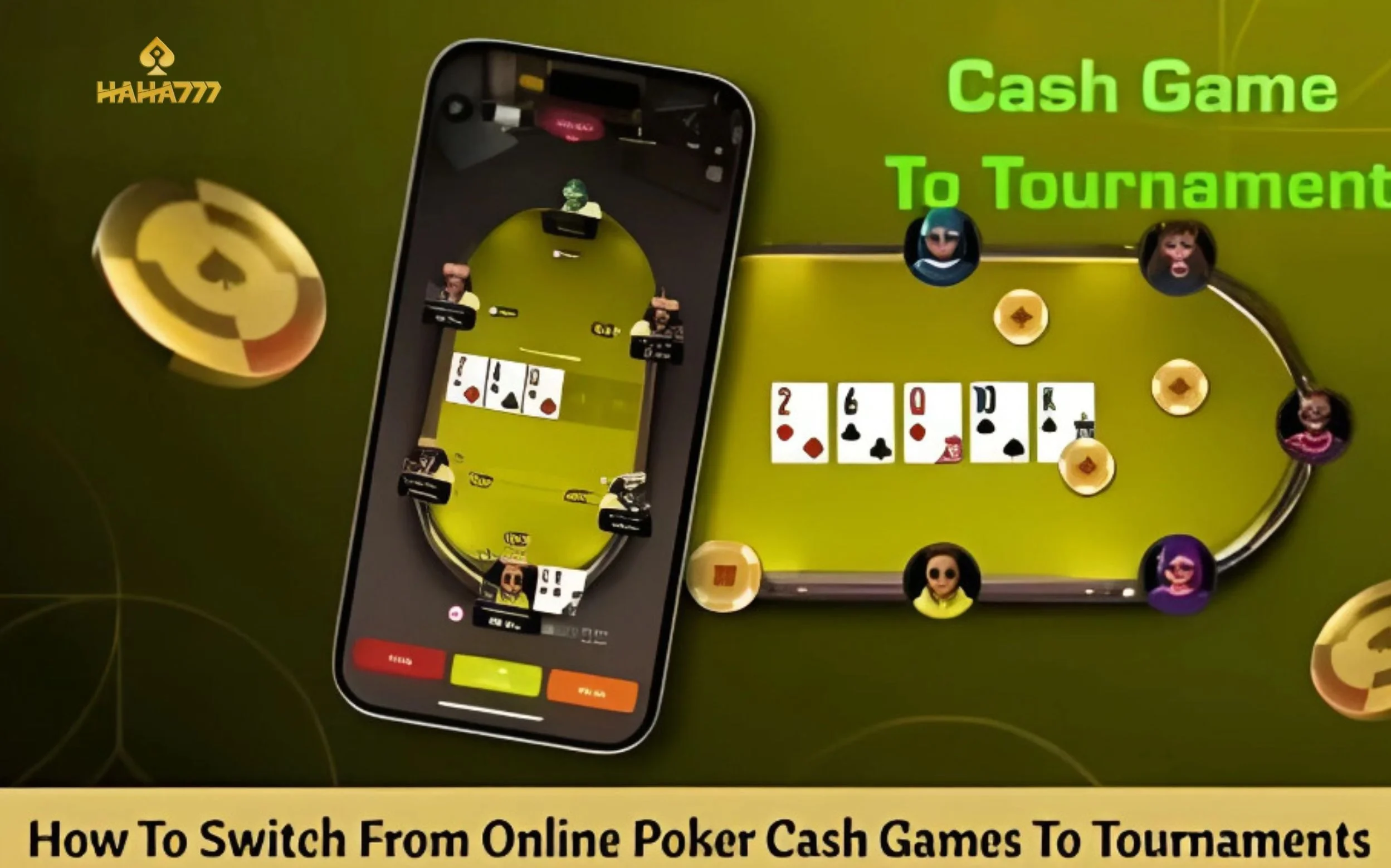 Switch Online Poker Cash Games To Tournaments